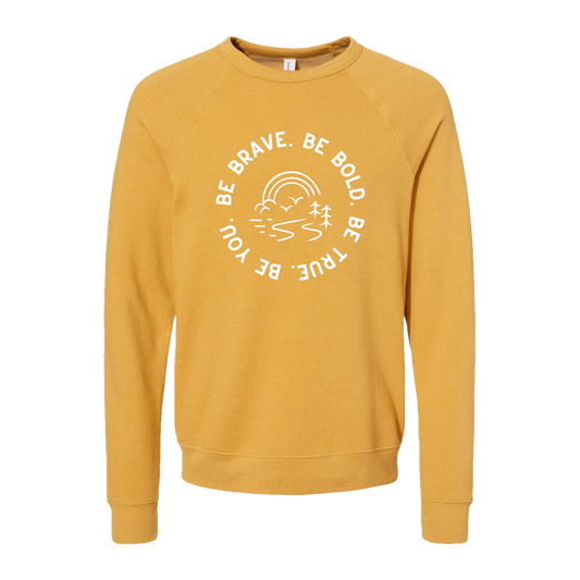 BT Crewneck (Be Brave. Be Bold. Be True. Be You.)